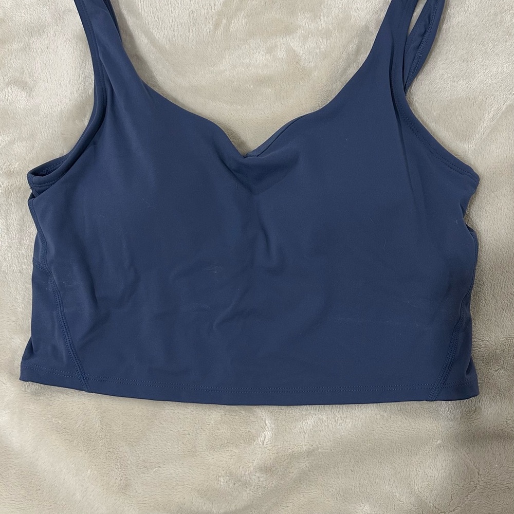 Seamless Navy Sports Bra